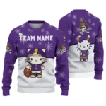 East Carolina Pirates Sweater Personalized Hello Kitty Purple Best Selling
