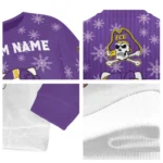 East Carolina Pirates Sweater Personalized Hello Kitty Purple Best Selling