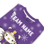 East Carolina Pirates Sweater Personalized Hello Kitty Purple Best Selling