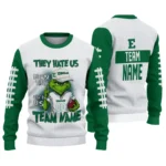 Eastern Michigan Eagles Sweater Customized Grinch Fierce Green Best Selling