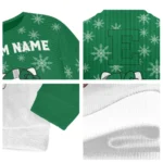 Eastern Michigan Eagles Sweater Personalized Hello Kitty Green Best Selling