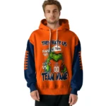 Edmonton Oilers Hoodie Personalized Grinch Fierce Blue Best Selling