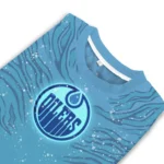 Edmonton Oilers Sweater Custom Tiger Pattern Best Selling