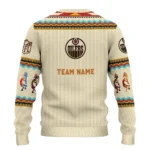 Edmonton Oilers Sweater Customized Dreamcatcher Feathers Best Selling