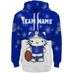 Everton Hoodie Customized Hello Kitty Royal Blue Best Selling