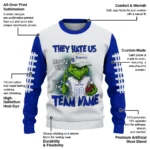 Everton Sweater Personalized Grinch Fierce Royal Blue Best Selling