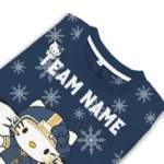 Fiu Panthers Sweater Custom Hello Kitty Blue Best Selling