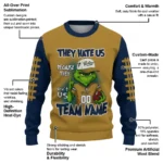 Fiu Panthers Sweater Personalized Grinch Fierce Blue Best Selling