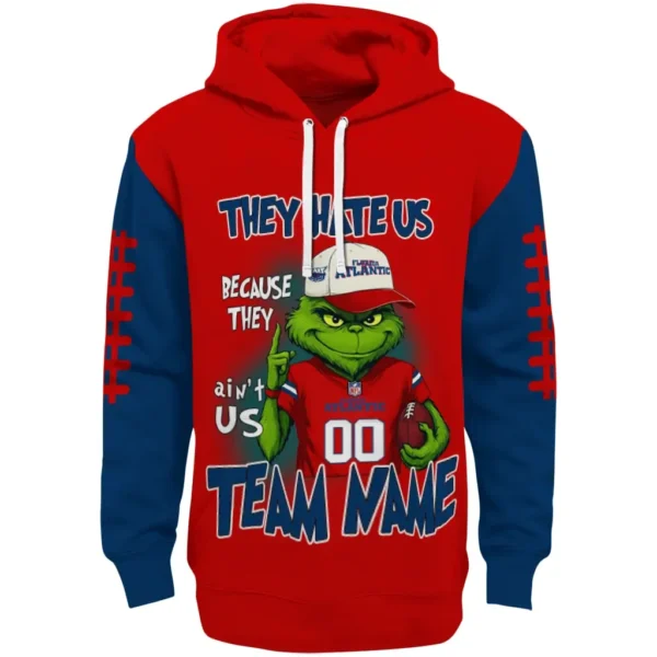Florida Atlantic Owls Hoodie Personalized Grinch Fierce Blue Best Selling