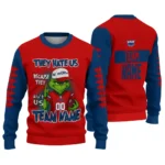 Florida Atlantic Owls Sweater Customized Grinch Fierce Blue Best Selling