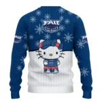Florida Atlantic Owls Sweater Personalized Hello Kitty Blue Best Selling
