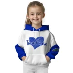 Florida Gators Hoodie Custom Scribble Heart Blue White Best Selling
