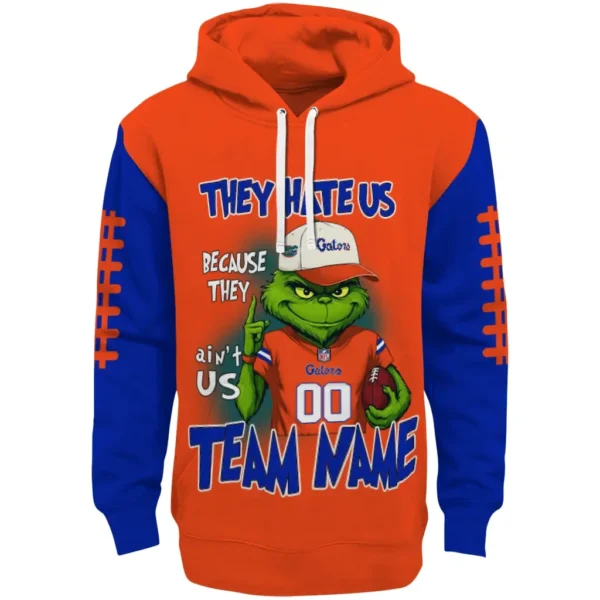 Florida Gators Hoodie Customized Grinch Fierce Blue Best Selling