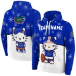 Florida Gators Hoodie Personalized Hello Kitty Blue Best Selling
