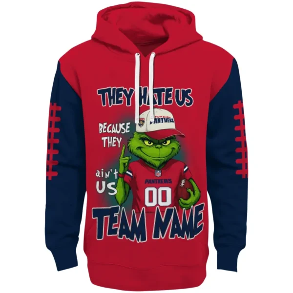 Florida Panthers Hoodie Custom Grinch Fierce Red Best Selling