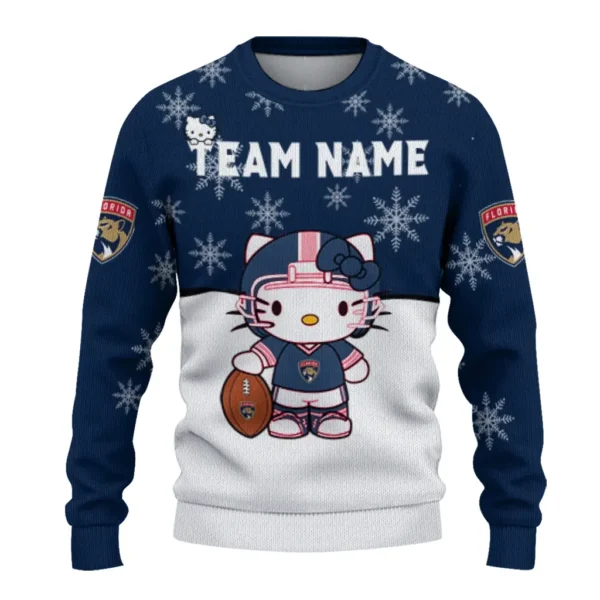 Florida Panthers Sweater Custom Hello Kitty Red Best Selling