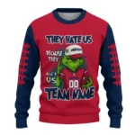 Florida Panthers Sweater Personalized Grinch Fierce Red Best Selling