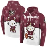 Florida State Seminoles Hoodie Custom Hello Kitty Garnet Best Selling