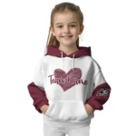 Florida State Seminoles Hoodie Customized Scribble Heart Garnet White Best Selling