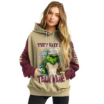 Florida State Seminoles Hoodie Personalized Grinch Fierce Garnet Best Selling