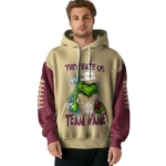Florida State Seminoles Hoodie Personalized Grinch Fierce Garnet Best Selling
