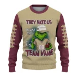 Florida State Seminoles Sweater Customized Grinch Fierce Garnet Best Selling
