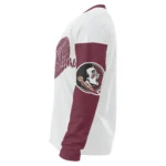 Florida State Seminoles Sweater Personalized Heart Sketch Garnet White Best Selling