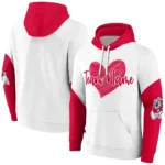 Fresno State Bulldogs Hoodie Custom Scribble Heart Red White Best Selling