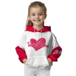 Fresno State Bulldogs Hoodie Custom Scribble Heart Red White Best Selling