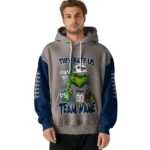Georgetown Hoyas Hoodie Personalized Grinch Fierce Blue Best Selling