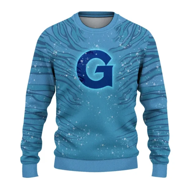 Georgetown Hoyas Sweater Custom Tiger Pattern Best Selling
