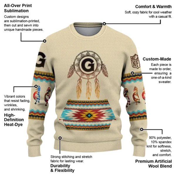 Georgetown Hoyas Sweater Customized Dreamcatcher Feathers New Arrival