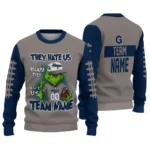 Georgetown Hoyas Sweater Customized Grinch Fierce Blue Best Selling