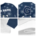 Georgetown Hoyas Sweater Personalized Hello Kitty Blue Best Selling