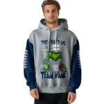 Georgia Southern Eagles Hoodie Customized Grinch Fierce Blue Best Selling