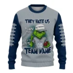Georgia Southern Eagles Sweater Custom Grinch Fierce Blue Best Selling