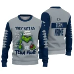 Georgia Southern Eagles Sweater Custom Grinch Fierce Blue Best Selling