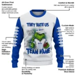Georgia State Panthers Sweater Customized Grinch Fierce Blue Best Selling