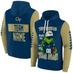 Georgia Tech Yellow Jackets Hoodie Customized Grinch Fierce Gold Best Selling