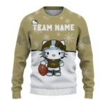Georgia Tech Yellow Jackets Sweater Customized Hello Kitty Gold Best Selling