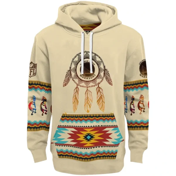 Golden State Warriors Hoodie Custom Dreamcatcher Feathers Best Selling