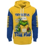 Golden State Warriors Hoodie Custom Grinch Fierce Blue Best Selling