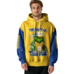 Golden State Warriors Hoodie Custom Grinch Fierce Blue Best Selling