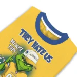 Golden State Warriors Sweater Personalized Grinch Fierce Blue Best Selling