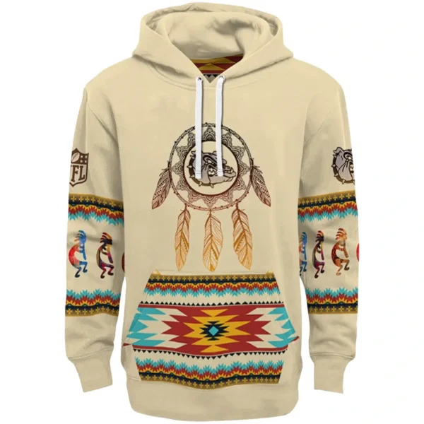 Gonzaga Bulldogs Hoodie Custom Dreamcatcher Feathers Best Selling