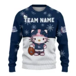 Gonzaga Bulldogs Sweater Custom Hello Kitty Blue Best Selling