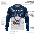 Gonzaga Bulldogs Sweater Custom Hello Kitty Blue Best Selling