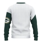 Green Bay Packers Sweater Custom Heart Sketch Green White Best Selling