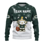 Green Bay Packers Sweater Custom Hello Kitty Green Best Selling