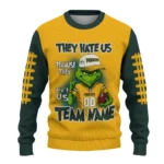 Green Bay Packers Sweater Personalized Grinch Fierce Green Best Selling
